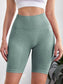 SEAMLESS BIKER SHORTS - pink kangaroo yoga