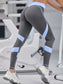 CONTRAST SPORTS LEGGINGS - pink kangaroo yoga