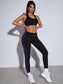 HIGH STRETCH SPORTS LEGGINGS - pink kangaroo yoga