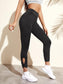 CUT OUT TWIST LEGGINGS - pink kangaroo yoga