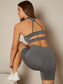 BACKLESS FITNESS SET - pink kangaroo yoga
