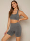 BACKLESS FITNESS SET - pink kangaroo yoga