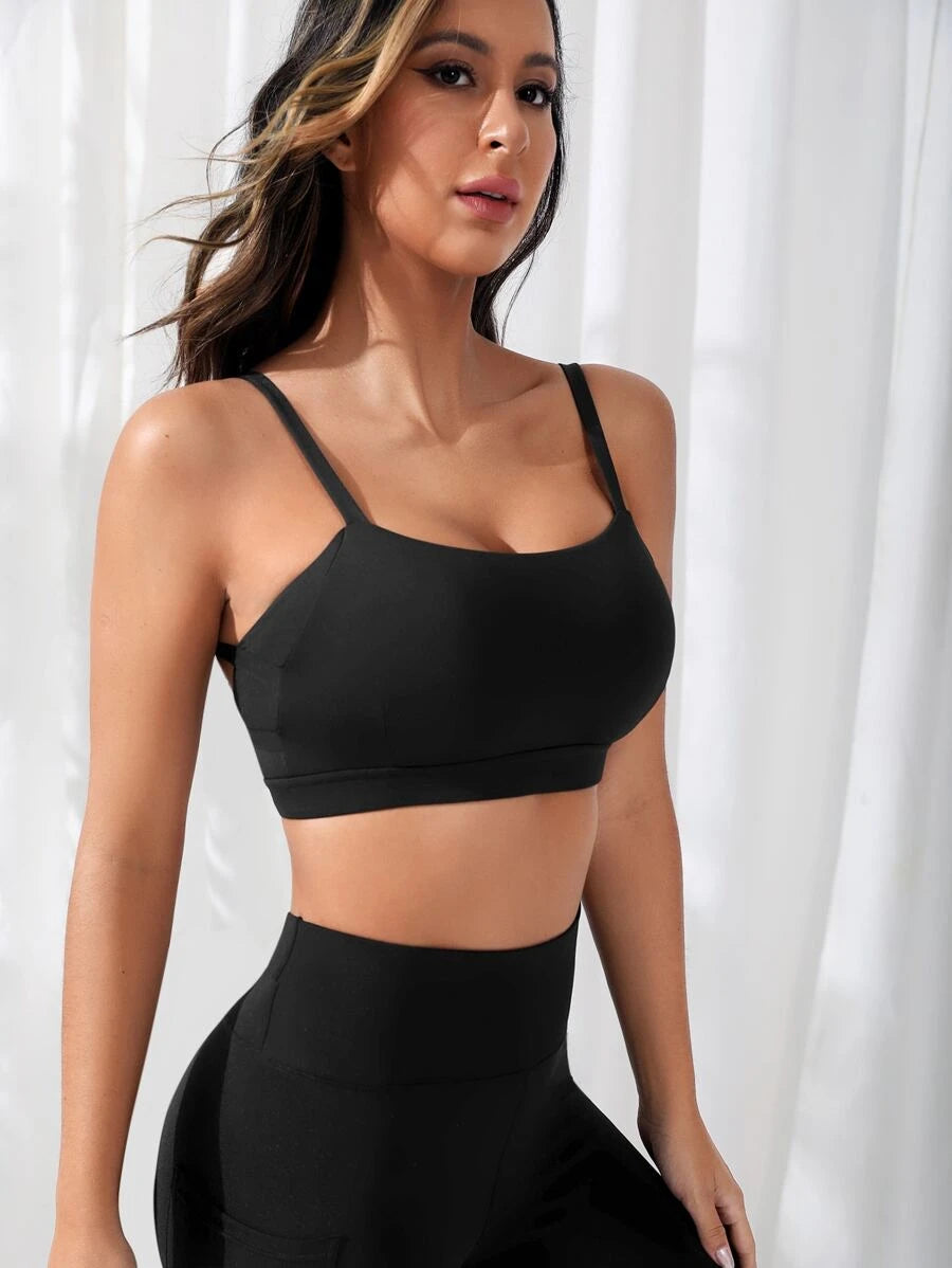 Criss Cross Back Sports Bra