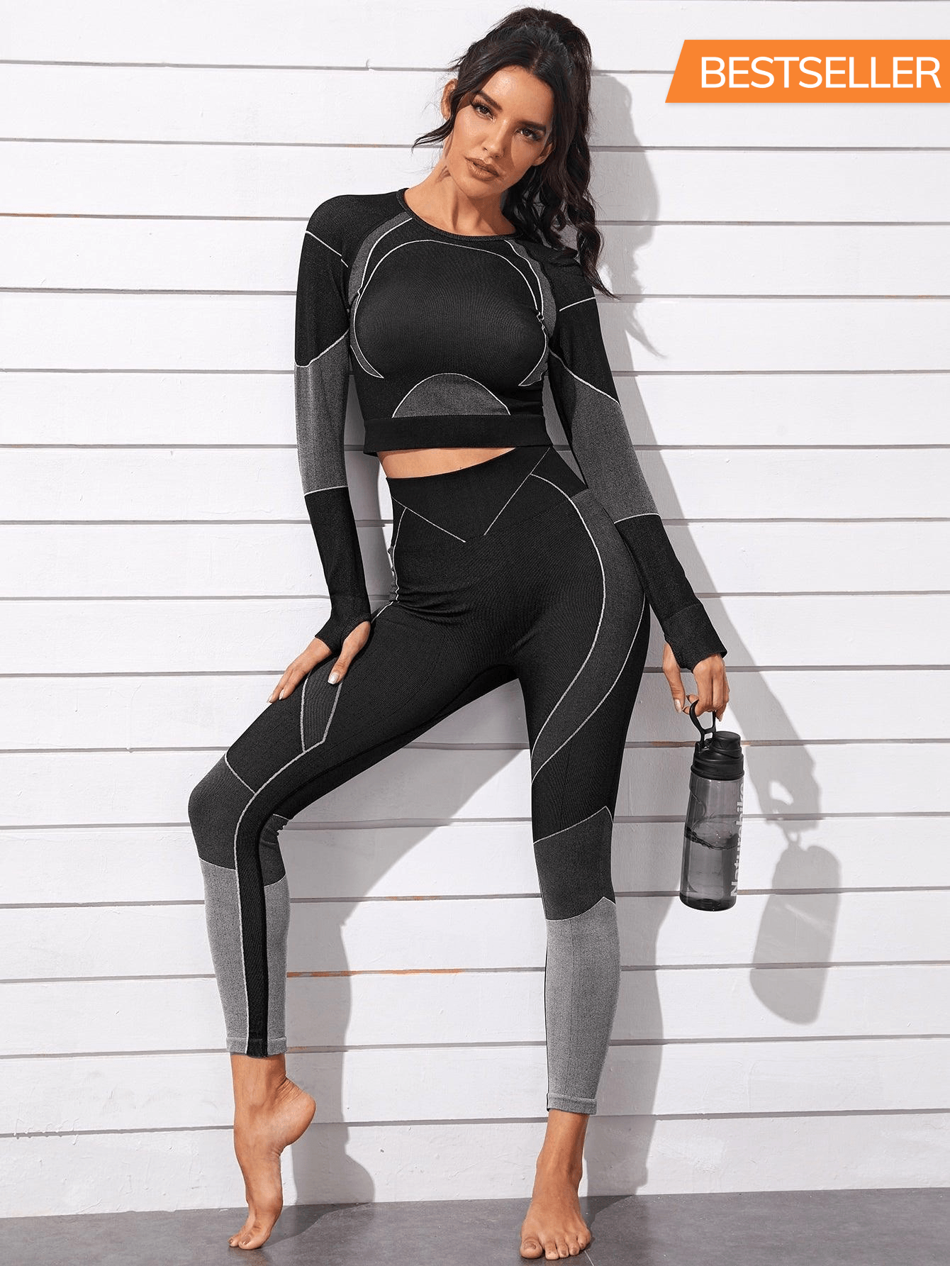 BACK IT FITNESS SET - pink kangaroo yoga
