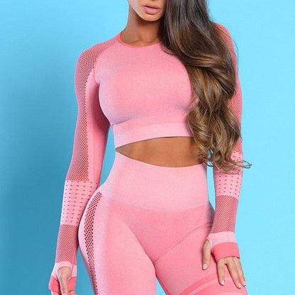 Nº 3 YOGA TOP - pink kangaroo yoga