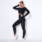 REBEL OUT YOGA SET - pink kangaroo yoga
