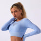 FORWARD FOLD YOGA TOP - pink kangaroo yoga