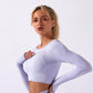 FORWARD FOLD YOGA TOP - pink kangaroo yoga