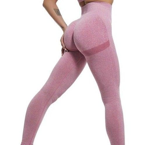 DYE HARD LEGGINGS - pink kangaroo yoga