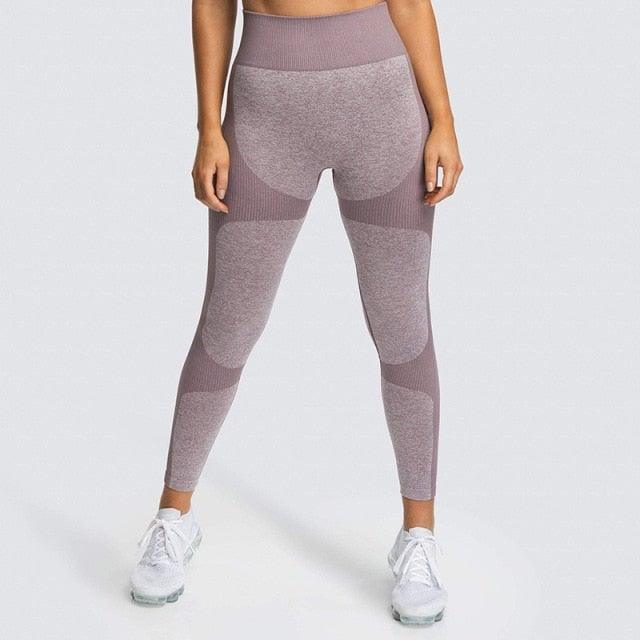 REVIVE LEGGINGS - pink kangaroo yoga